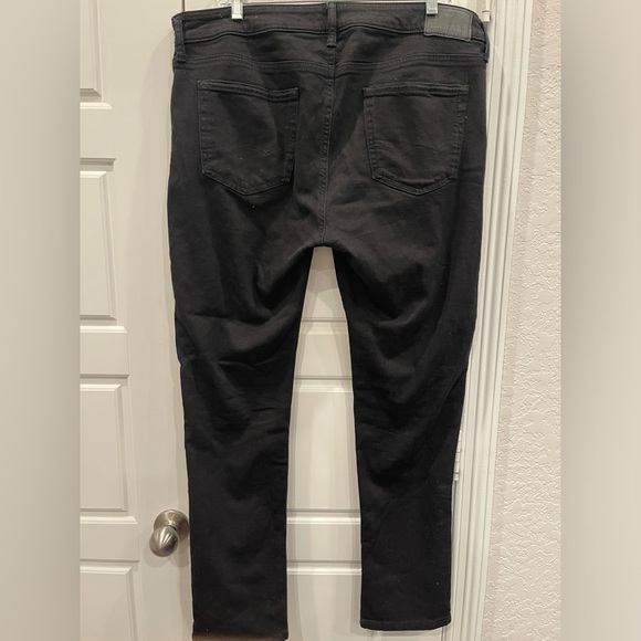 American Eagle Men’s Black jeans AIRFLEX + size:36x30 Preloved - Picture 7 of 11